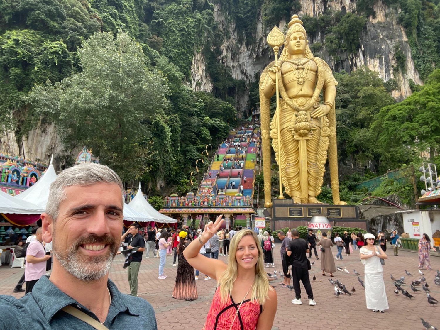 En las cuevas de Batu, Kuala Lumpur