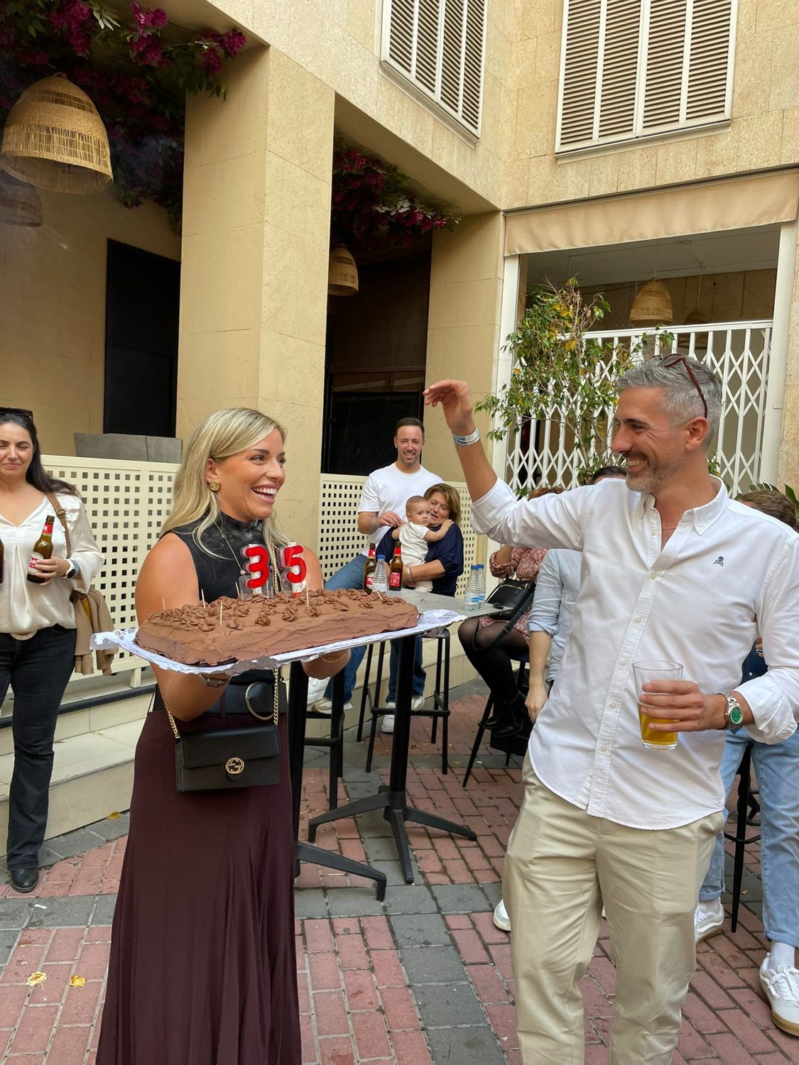 Celebrando un cumpleaños