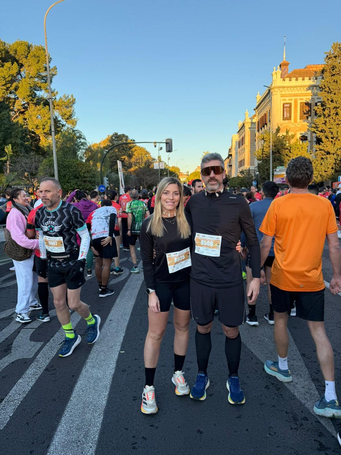En la salida de una carrera